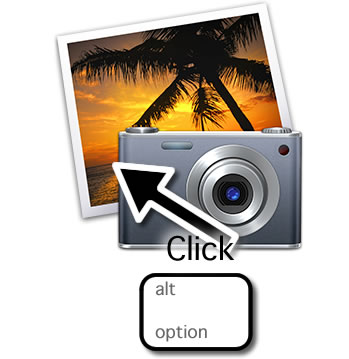 Start iPhoto while holding down the option key.